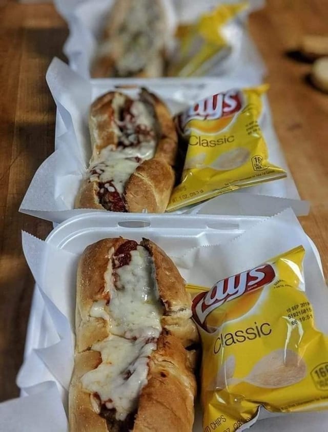 Meatball Parm Hot Sub.