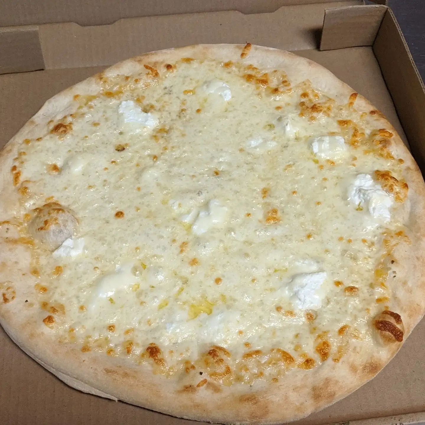 Four Cheese Pizza.
