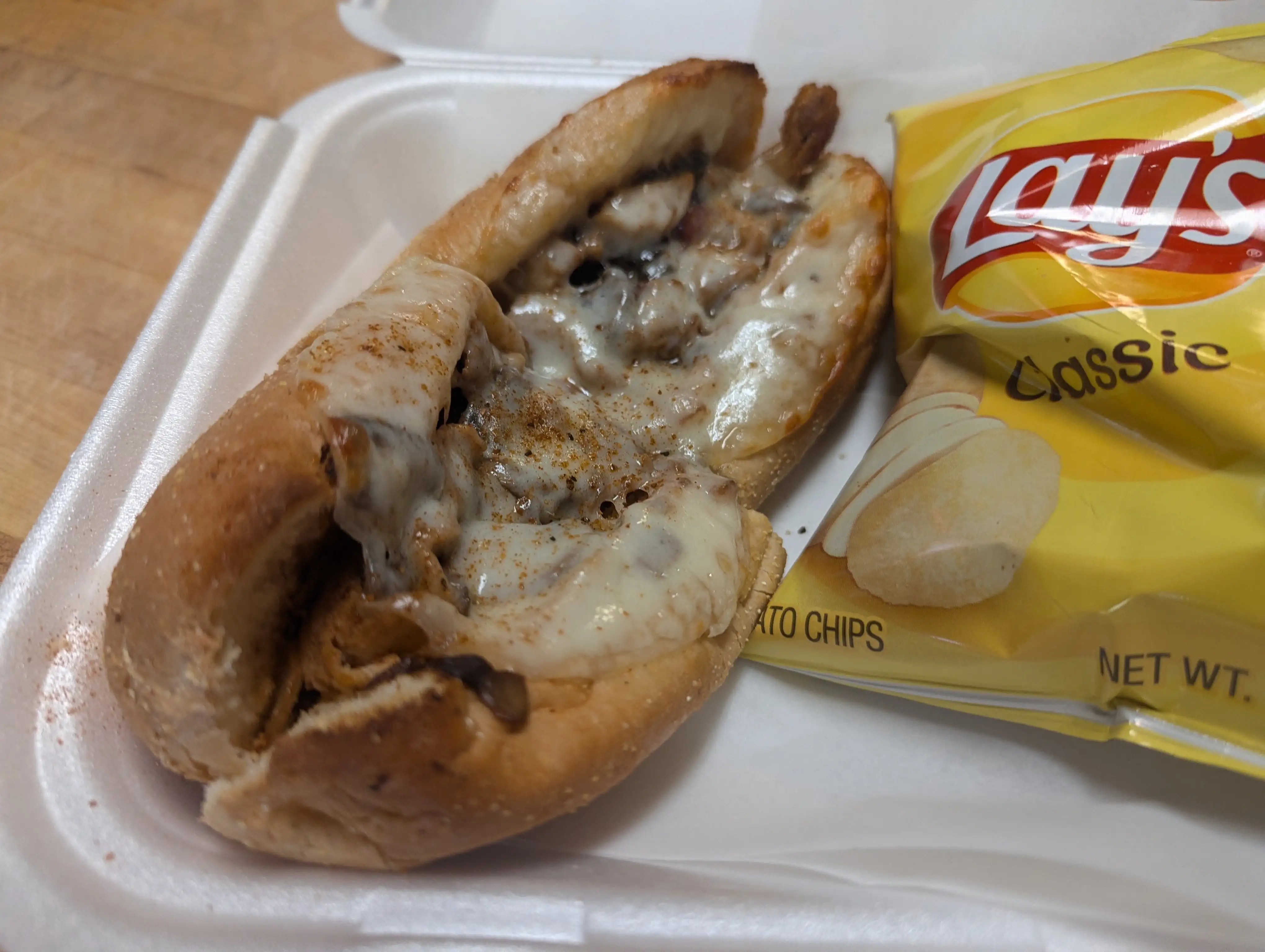 Chicken Philly Sandwich.