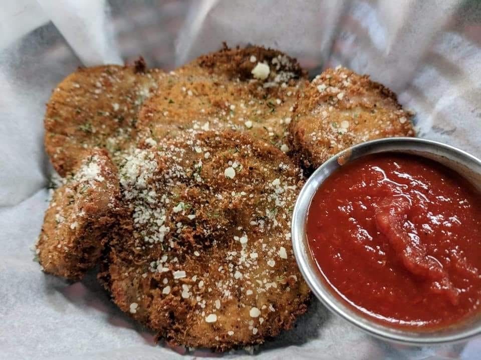 Eggplant Parmesan.