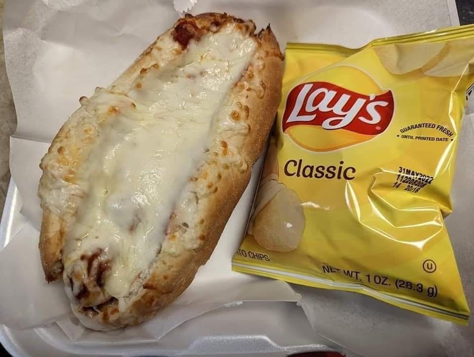 Sausage Parm Hot Sub.