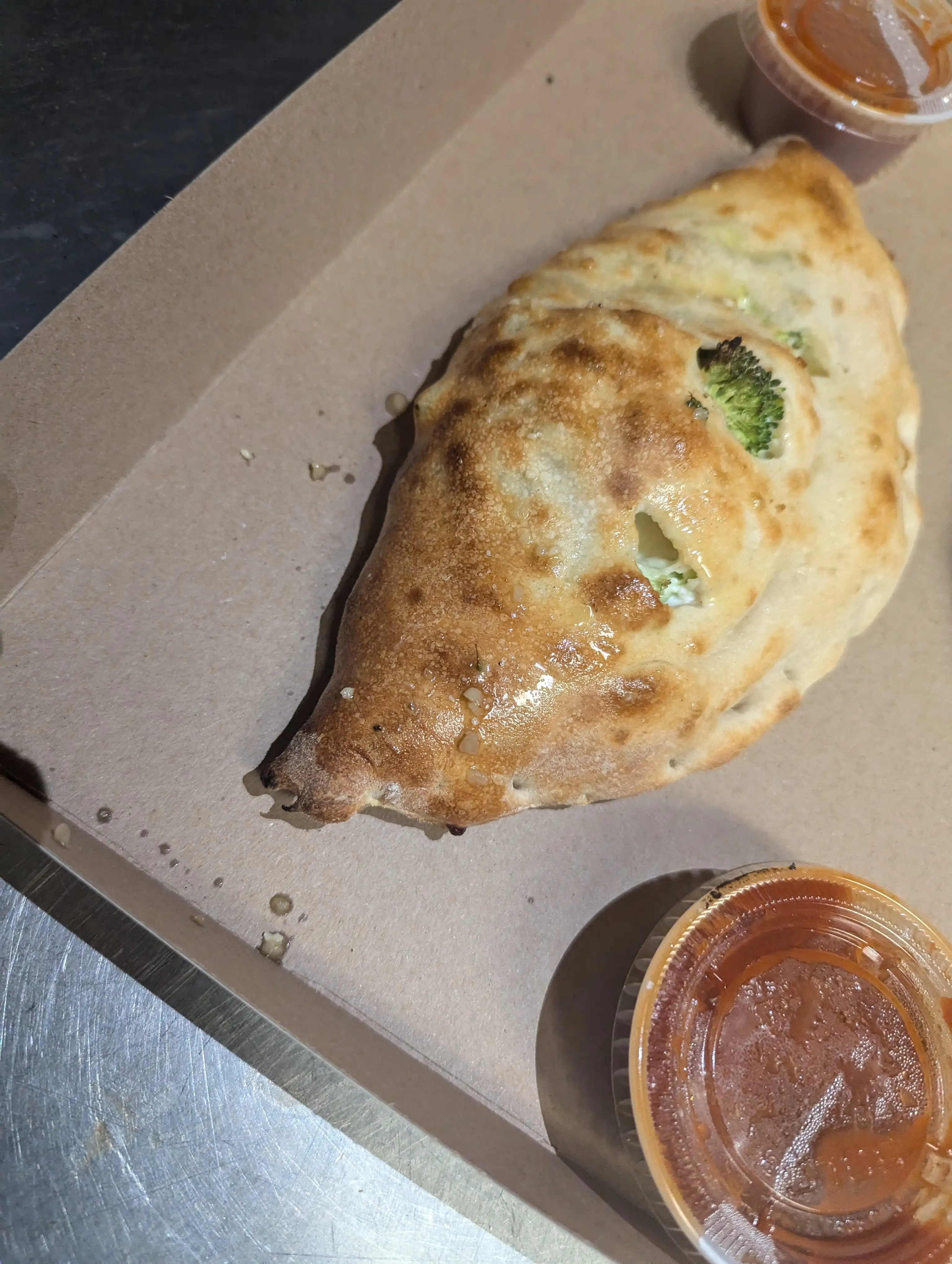 Broccoli Calzone.