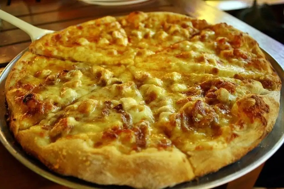 Chicken Wing Pizza.
