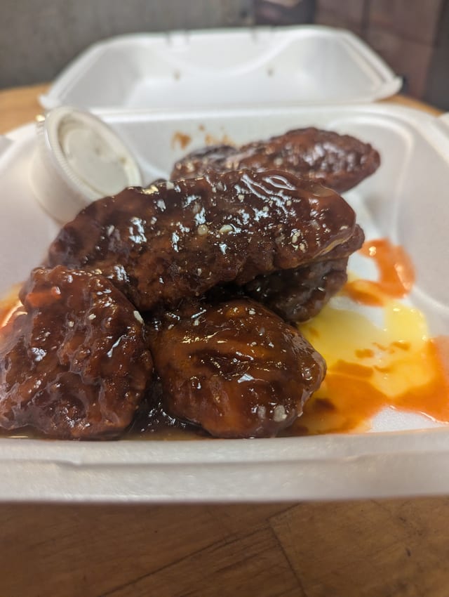 Boneless Buffalo Wings.